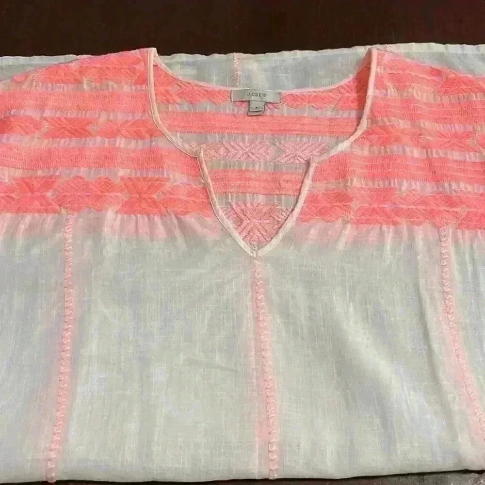 J.Crew embroidered tunic